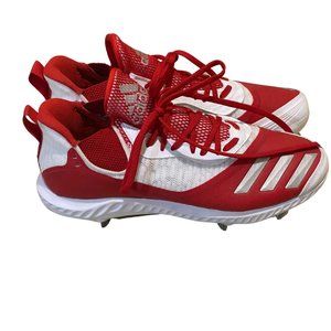NEW Adidas Icon V Bounce Iced Metal Baseball cleats men’s size 13 red/white